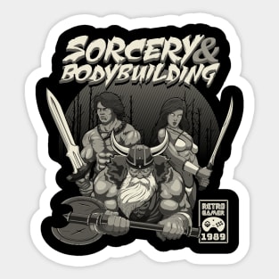 Sorcery & Bodybuilding Sticker